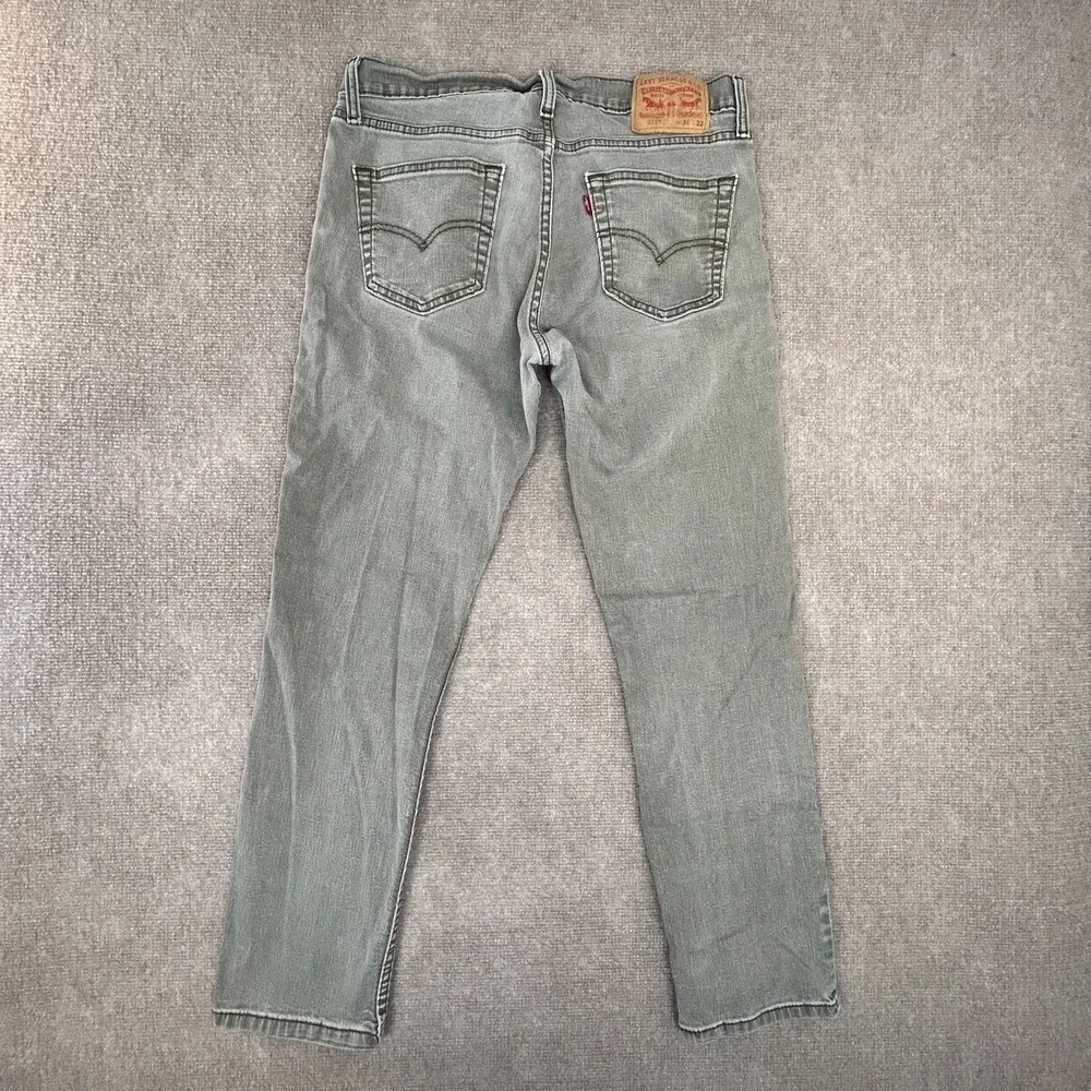 Levi's Jeans Mens 34x32 Green Cotton 5 Pockets Stretch Streetwear‎ Straight Leg